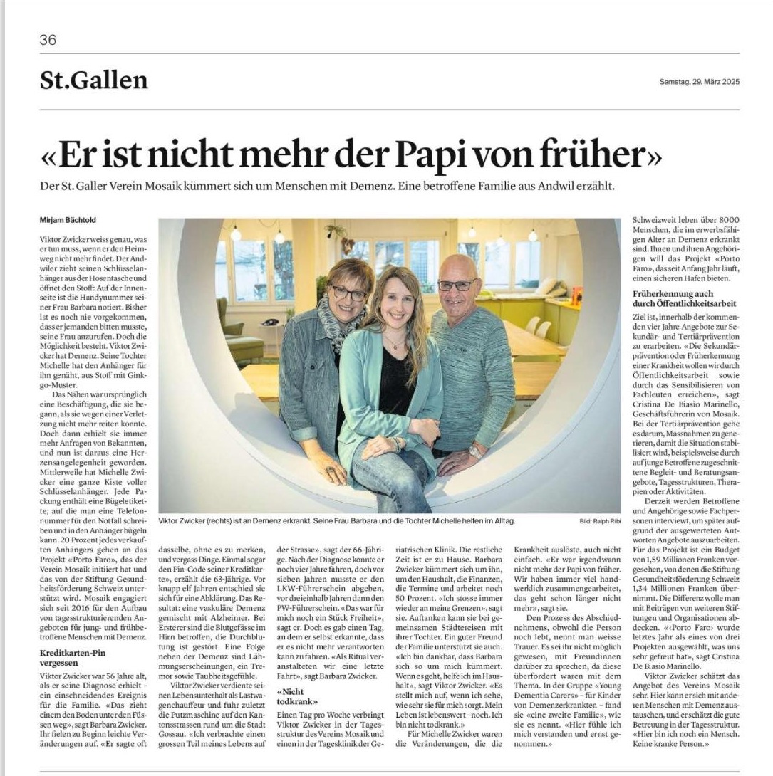Tagblatt Artikel April 2025